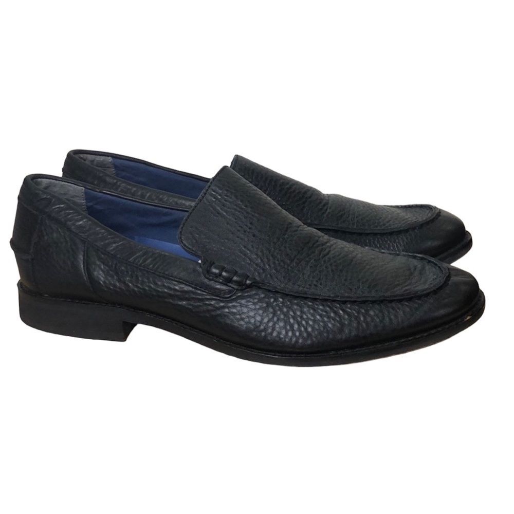 MARK NASON for SKECHERS size 13 black casual dress leather slip on loafers